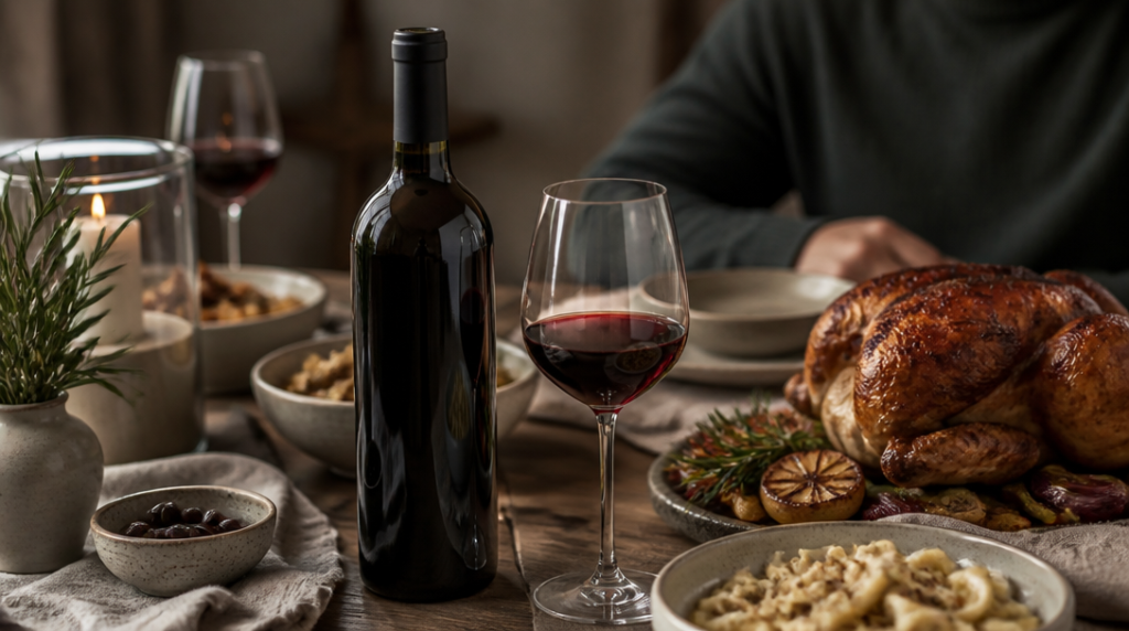 Brunello de Montalcino avec volaille rôtie