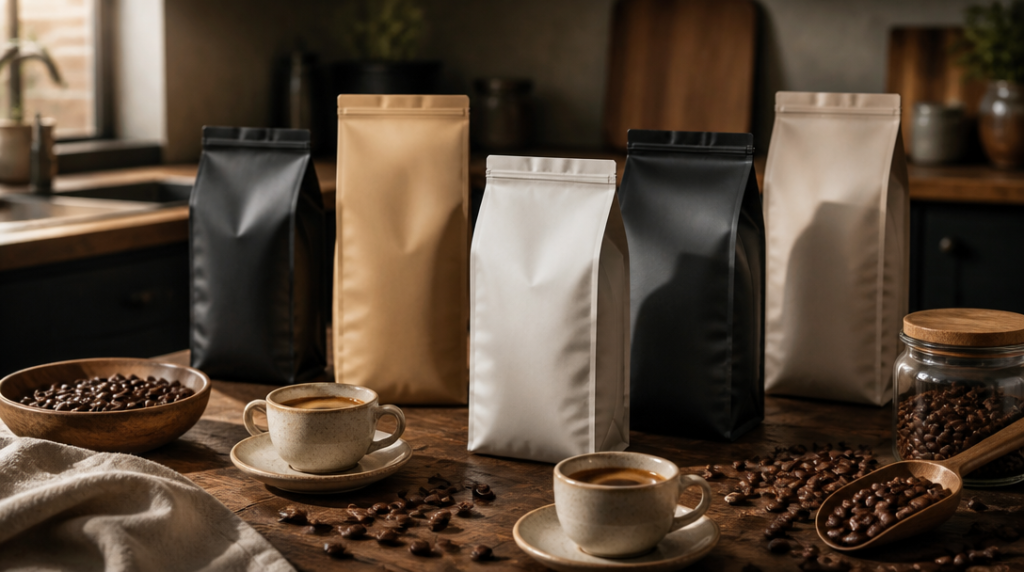Marques de café italiennes et tasses d'espresso