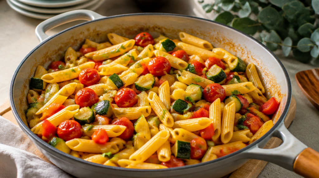 One pot pasta aux légumes du soleil