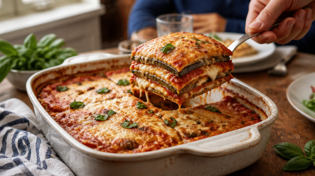 Recette de parmigiana aux aubergines