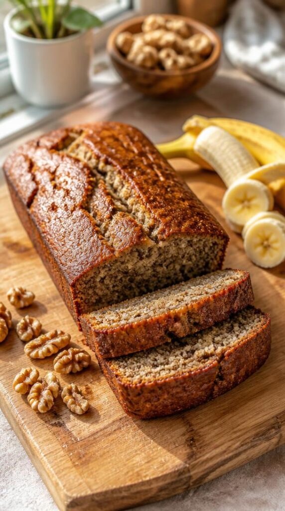 Cake banane noix moelleux fait maison