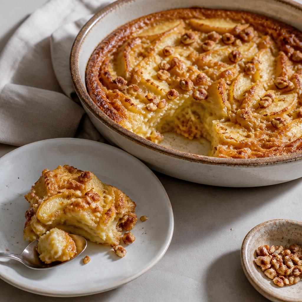 Clafoutis praliné aux pommes fondantes