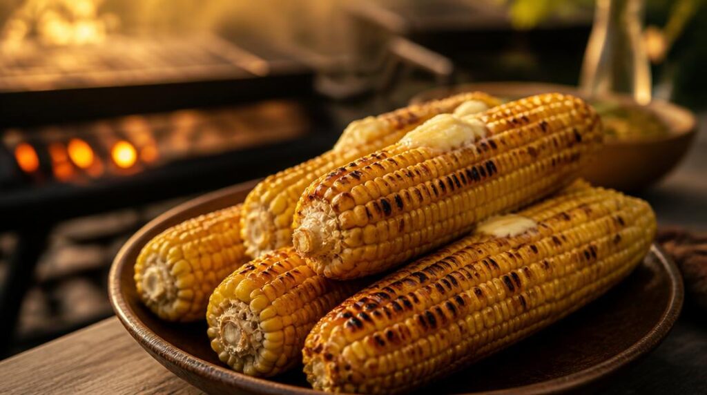 Épis de maïs grillés pour barbecue