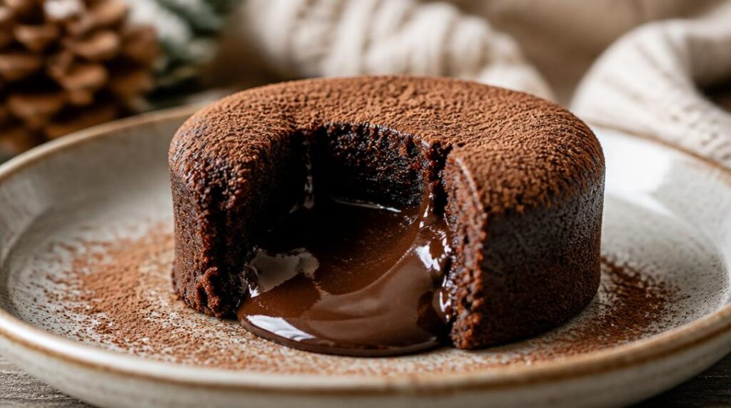 Fondant au chocolat noir au cœur coulant