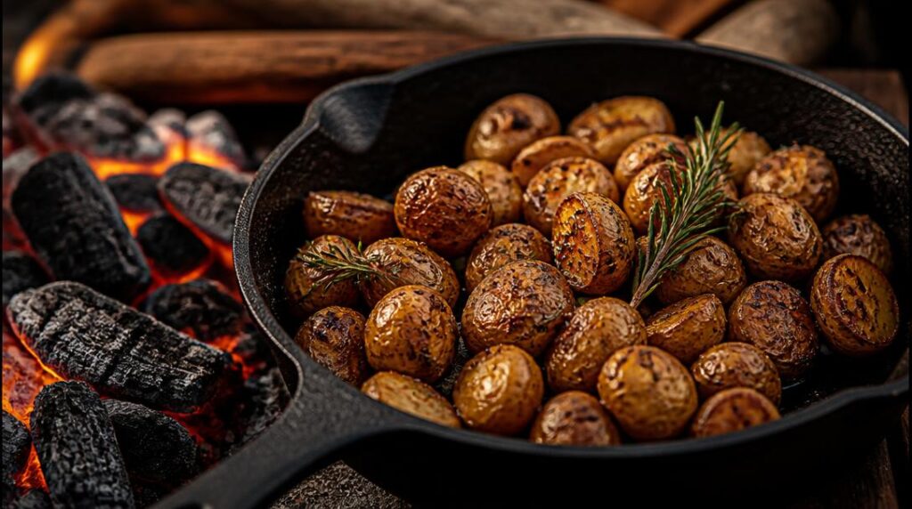 Pommes de terre barbecue au romarin