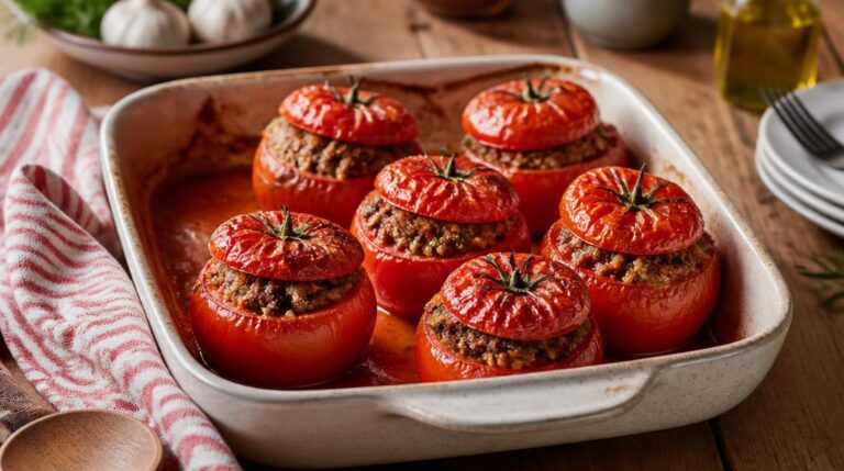 Temps de cuisson des tomates farcies à la viande au four