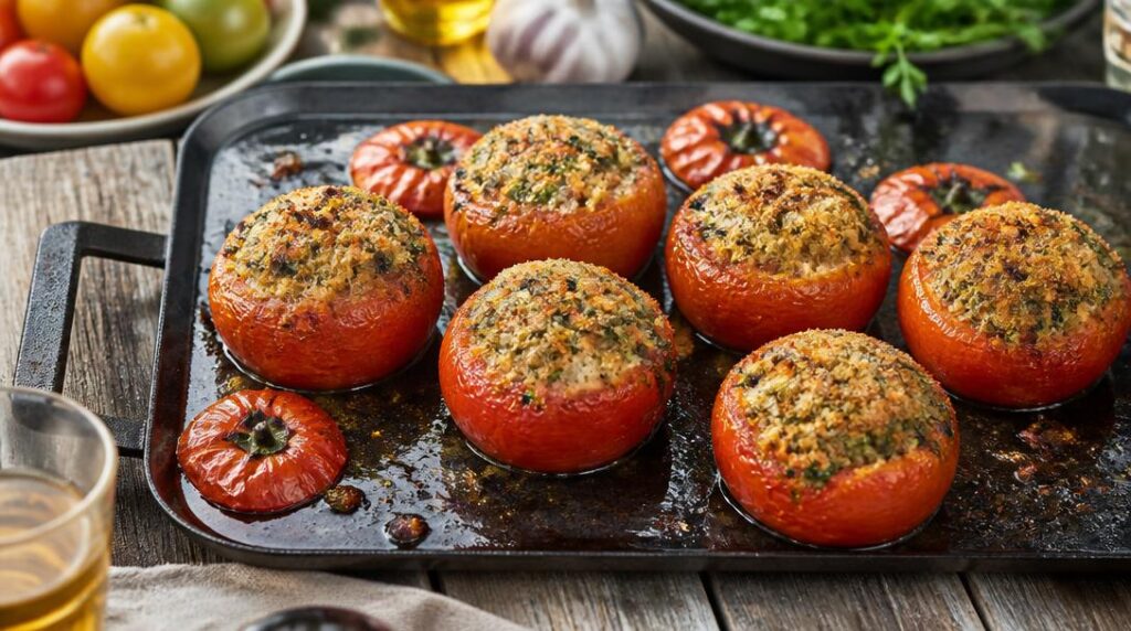 Tomates à la provençale au barbecue