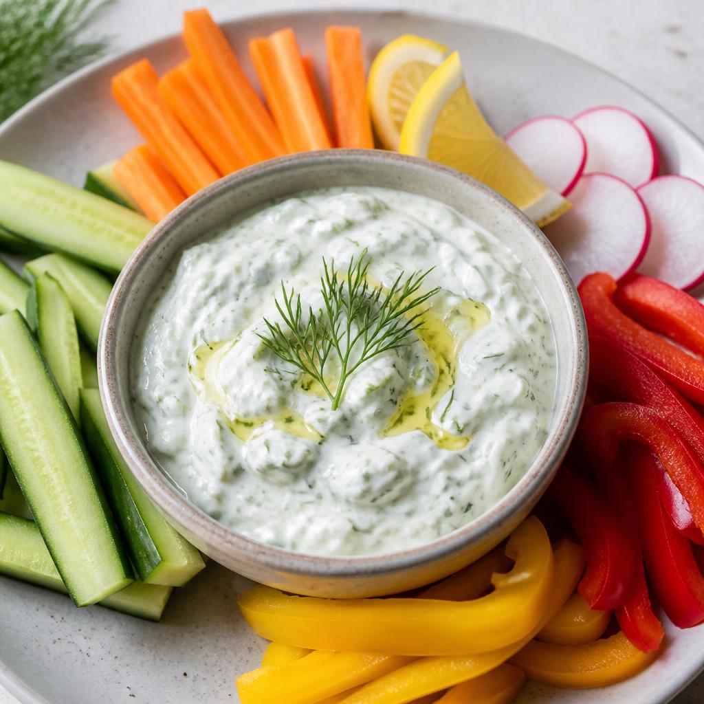 Tzatziki express pour saucisses barbecue